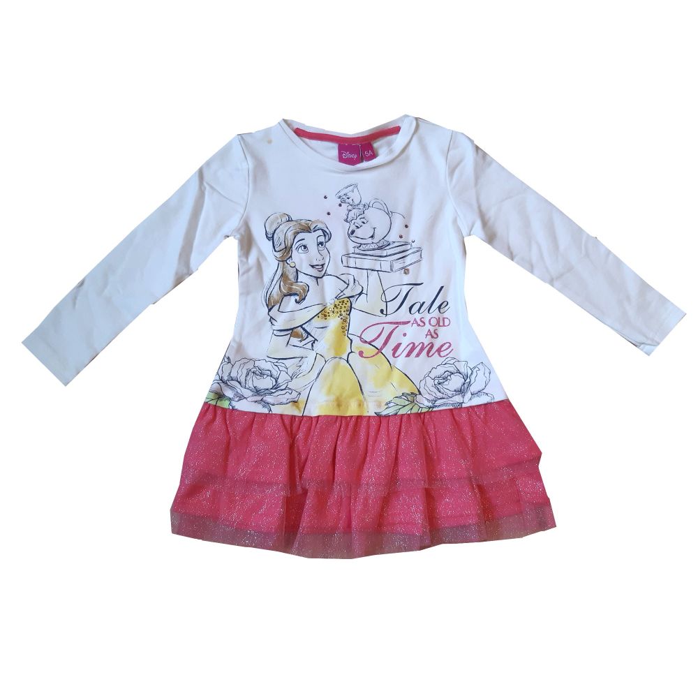 Disney Princess Kleid, Tüll, beige-pink, Gr. 98-116